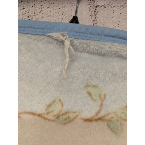 VTG Winnie the Pooh Baby‎ Crib Blanket Plush Velour Tigger Disney 28x44 - Picture 3 of 5